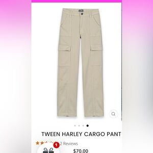 Katie J NYC  girls khaki cargo pants size 7/8